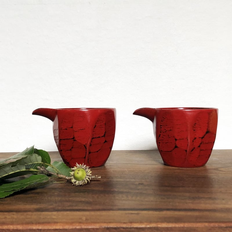 紀州漆器 根来塗 片口（小）2セット〈新品〉 | 器屋 HAKOBE