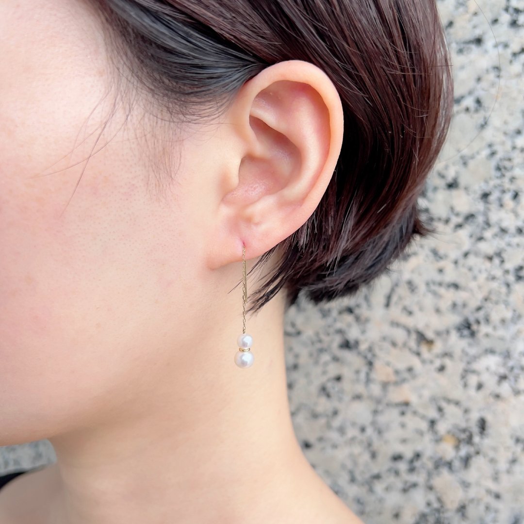 K10YG 淡水パール アメリカンピアス 921018060300 | VERITEOnlin