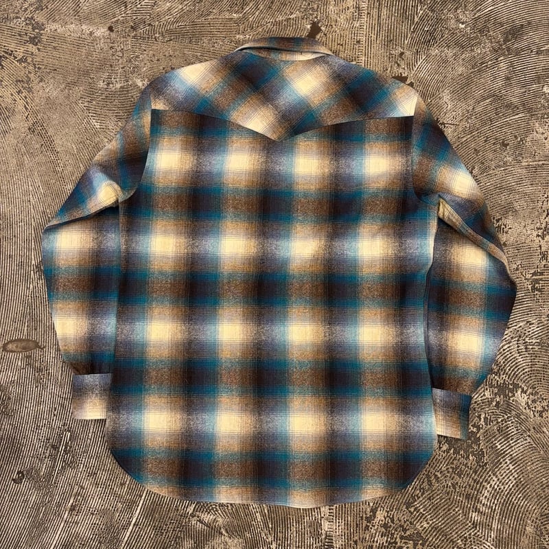 70s Pendleton Wool Western Shirt 
