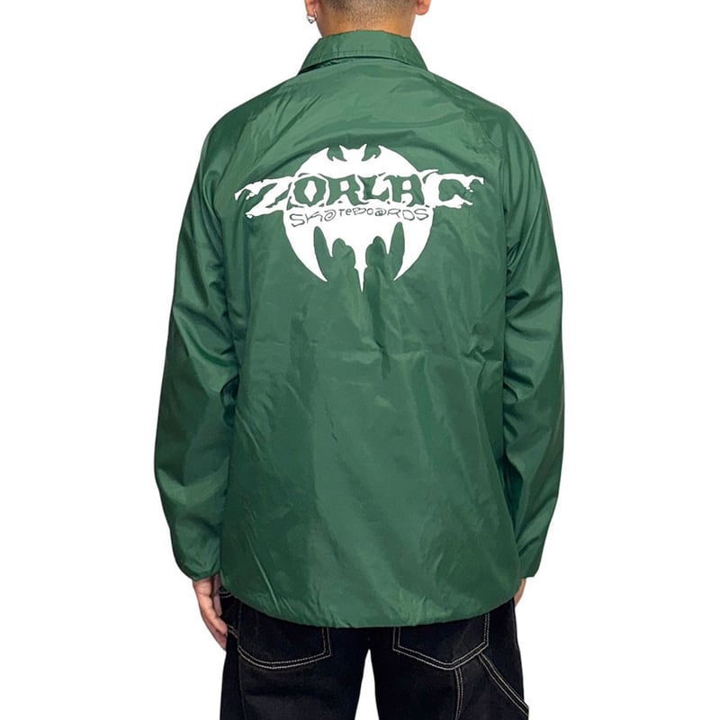 USED】80's-90's ZORLAC SKATEBOARDS Coach Jacket