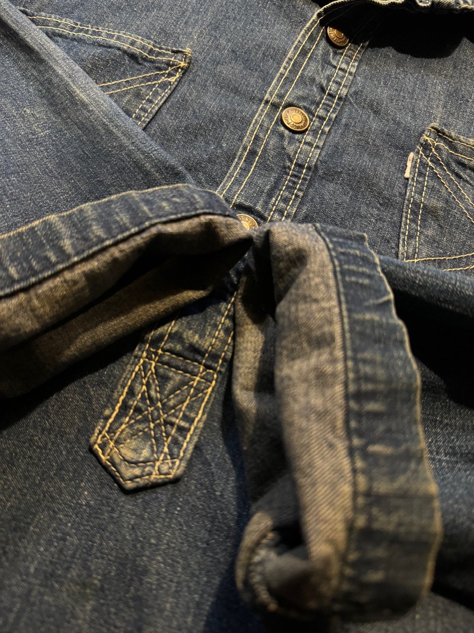 70's Levi's デニムプルオーバーシャツ XL | CUSTOM FEVER