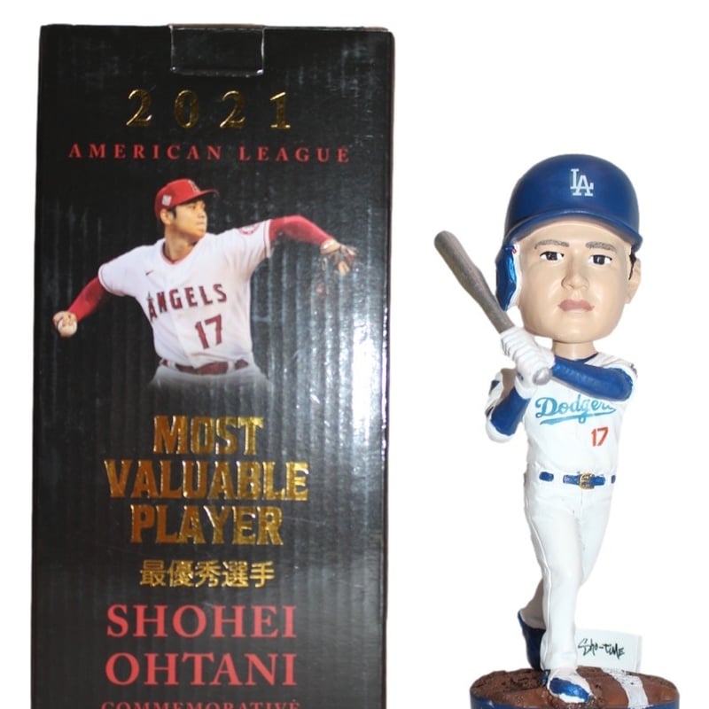 大谷翔平選手 カスタムペイントフィギュア MVP ボブルヘッド
