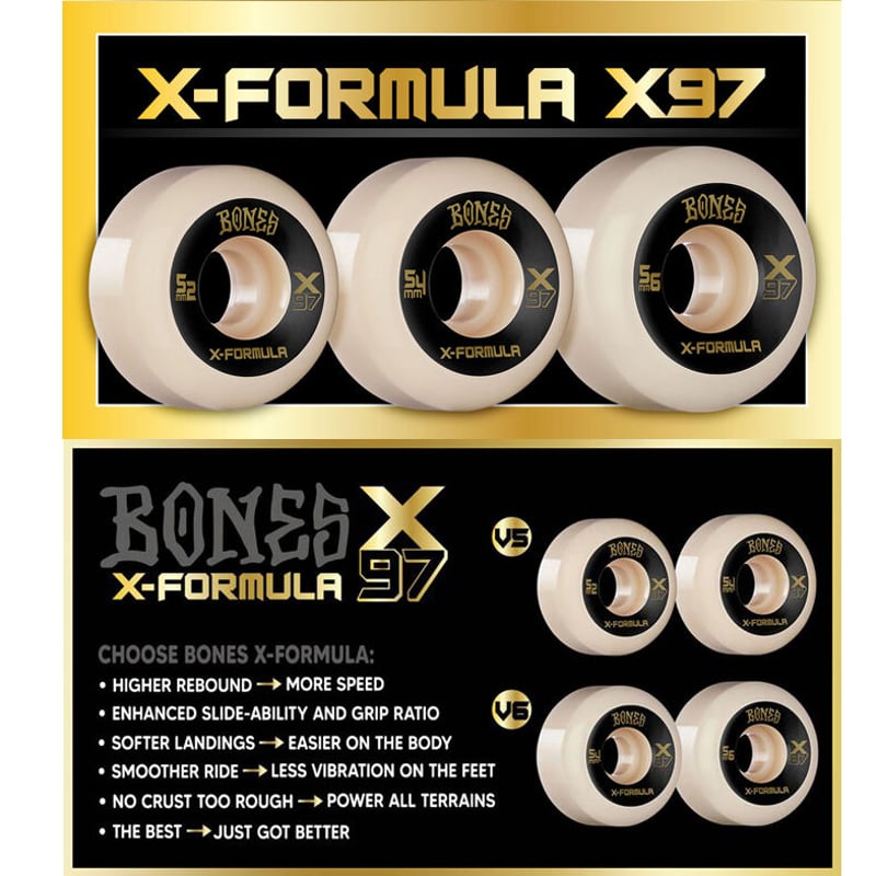BONES WHEELS X-FORMULA X-NINETY-SEVEN V6 WIDECU