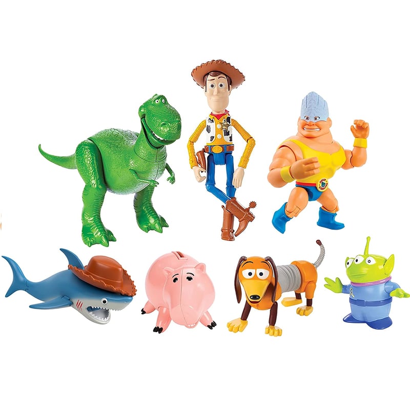 ディズニー100周年 トイストーリー アクションフィギュア 7体セット
