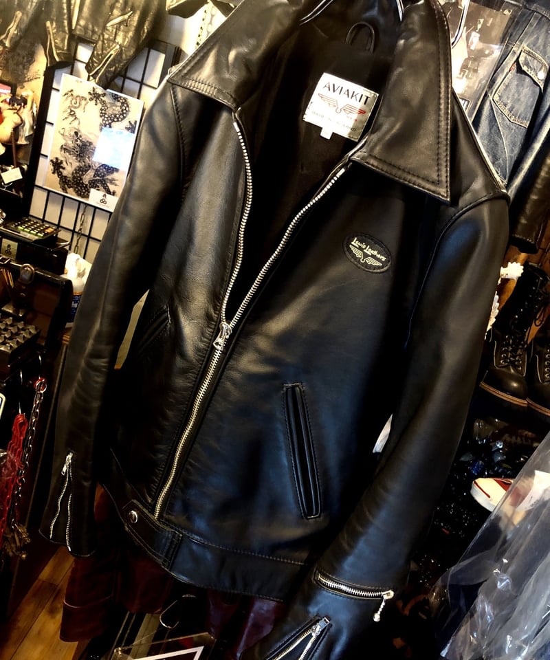 超目玉》Lewis Leathers CORSAIR MODELシングルライダース黄金サイズ