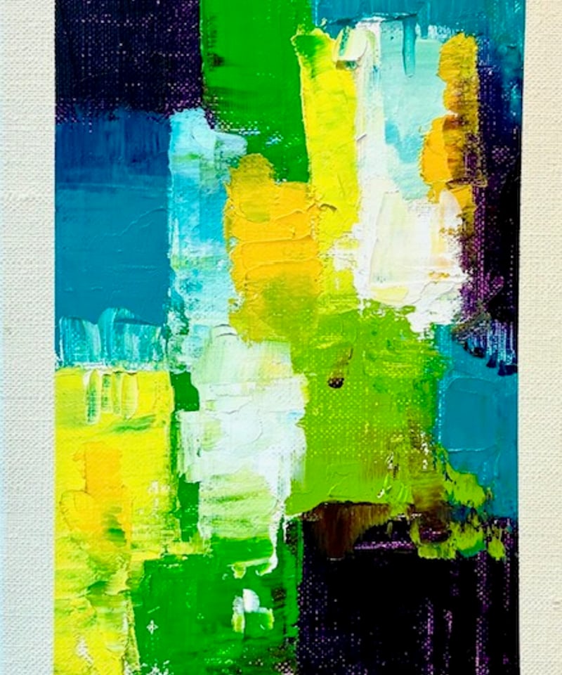 抽象 油絵 F0 | nuancebeans