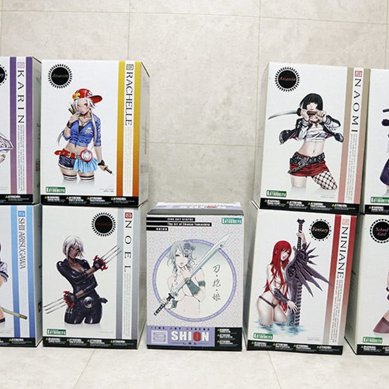 コトブキヤ The Art of Shunya Yamashita 山下しゅんや 9体(花燐