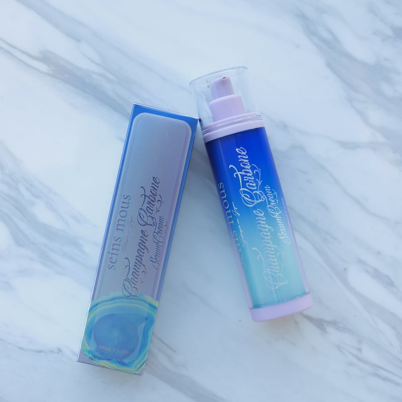 洗い流さない炭酸ガスパック「シャンパーニュカーボン」 | コスメ