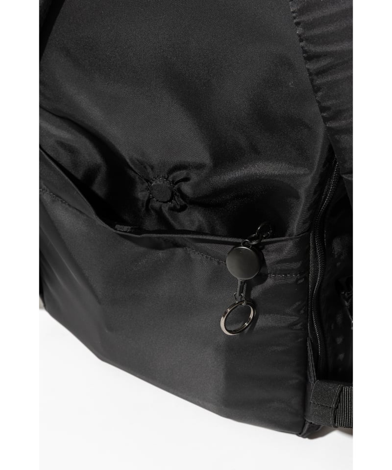 撥水】フラップバックパック【WCJ-MP-040BLK】※6月上旬〜中旬発売予定