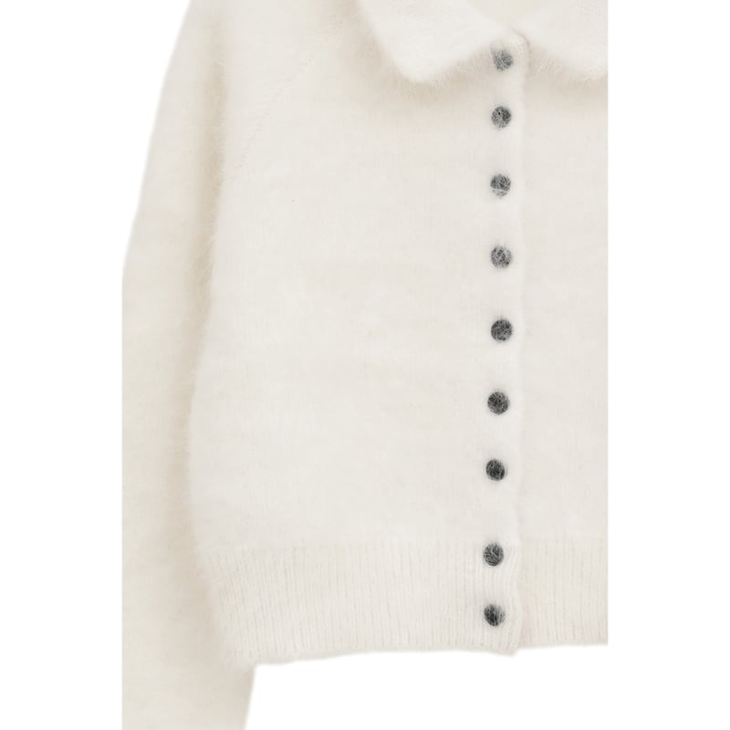 CLANE クラネ “ANGORA SHORT KNIT CARDIGAN” アンゴラショート
