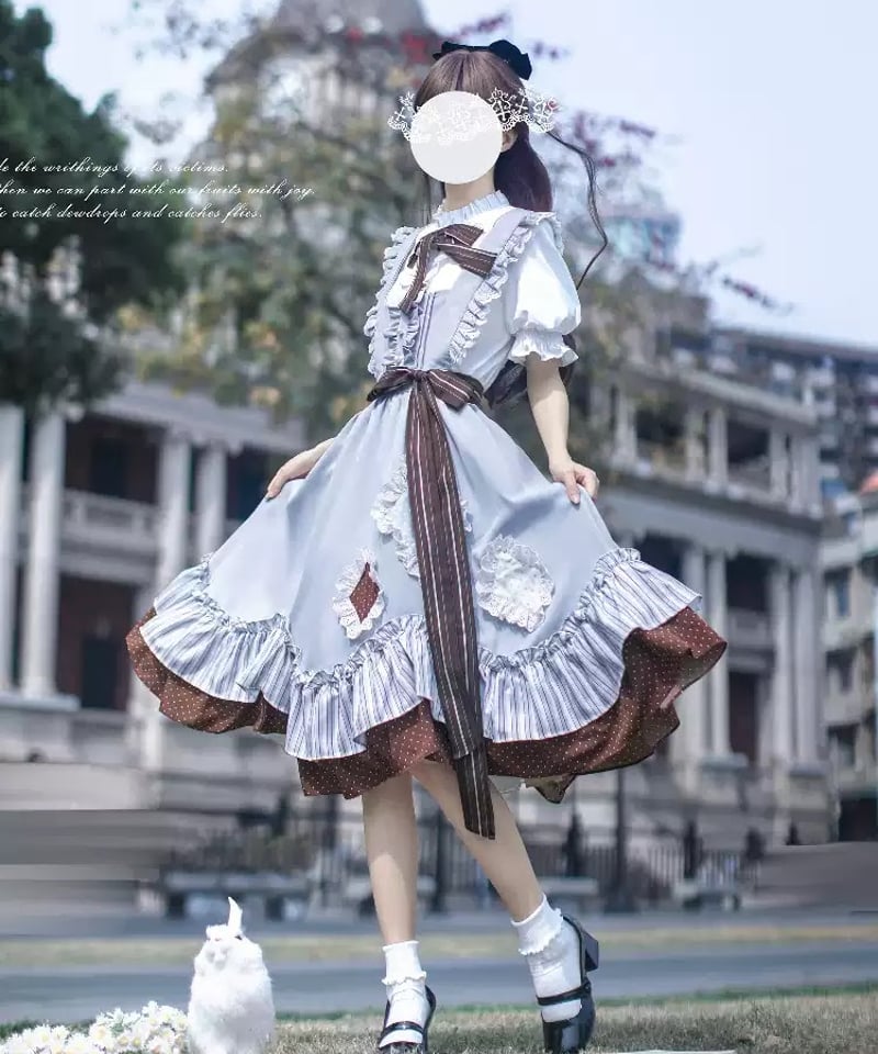 胡桃木JK / 魔法声楽部 ロリィタ アリス風JSK [LO1304] | Roses on