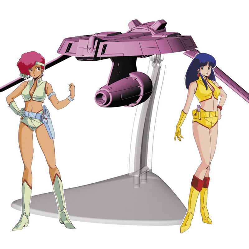 DIRTY PAIR」1:20 KEI & YURI w/ 1:300 LOVELY ANG