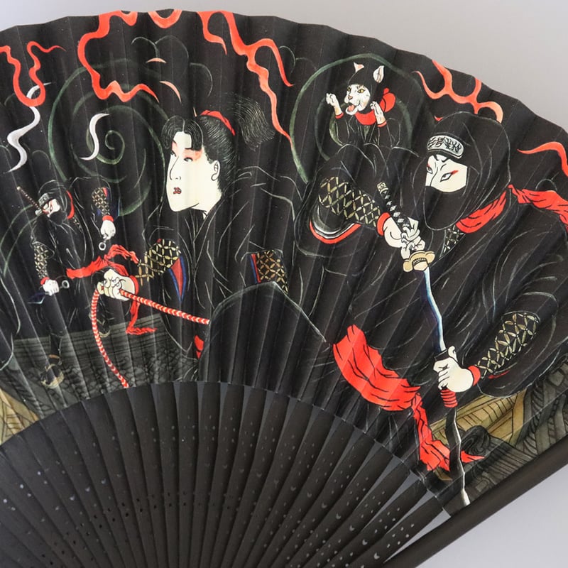 再入荷】伊賀くみひも京扇子 忍者/IGA KUMIHIMO KYOSENSU NINJA |