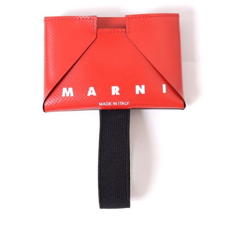 マルニ Marni 名刺入れ カードケース PVC レッド | YOKOAUNTY