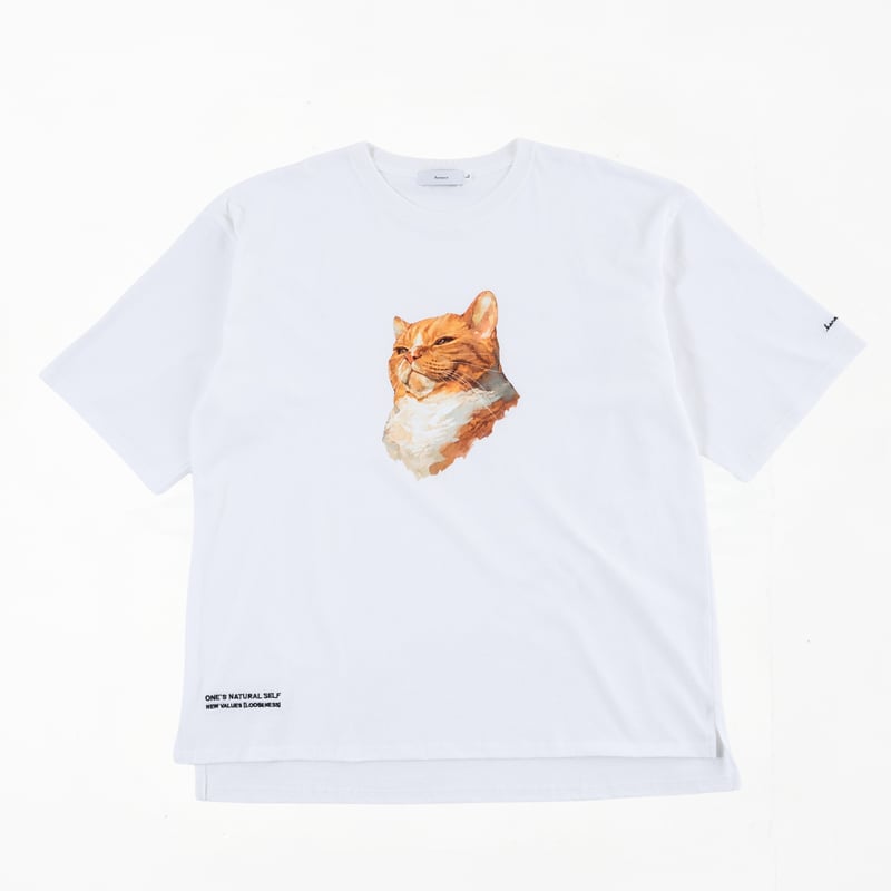 Neko Tee [MabushiiNeko] - ホワイト | harapeco Store