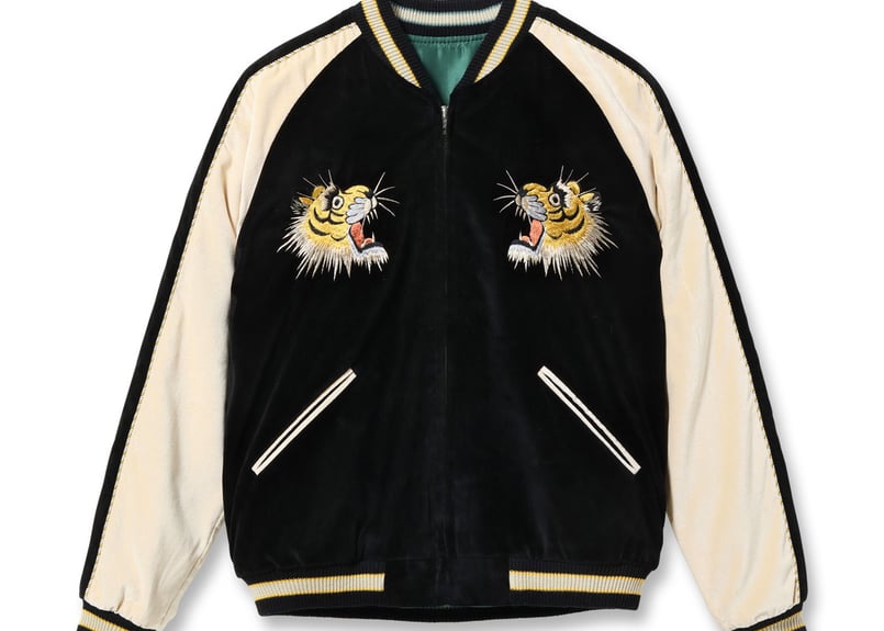 初復刻 べっちん テーラー東洋スカジャン 別珍中綿無Velveteen (Two