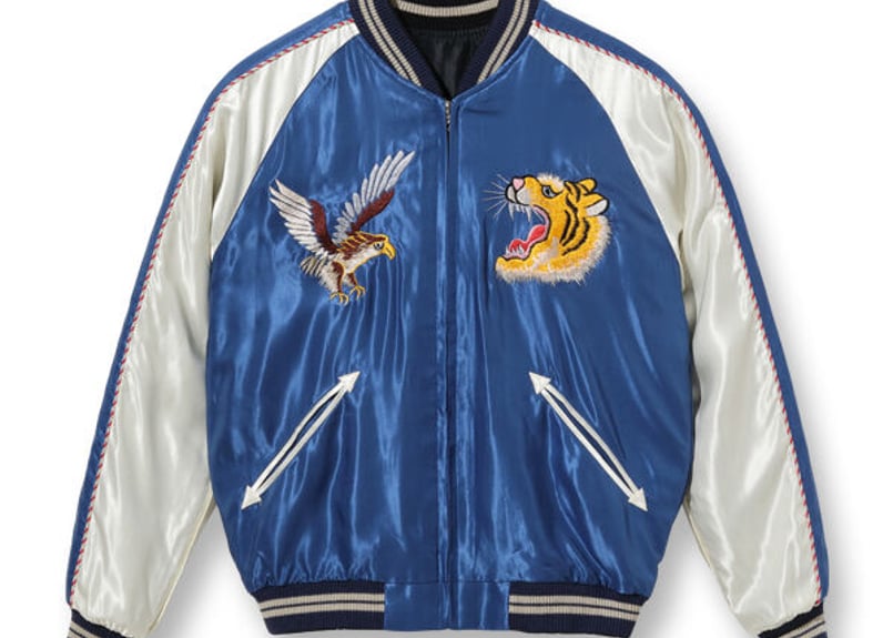 テーラー東洋スカジャン ACETATE SOUVENIR JACKET “ROARING T