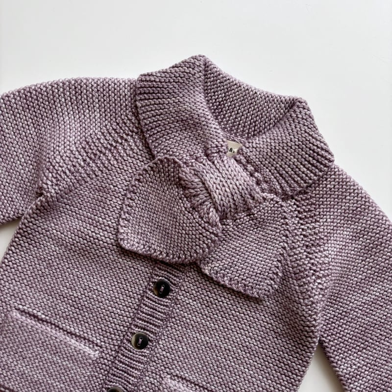 Misha & Puff Scout Cardigan - Periwinkle | Baby