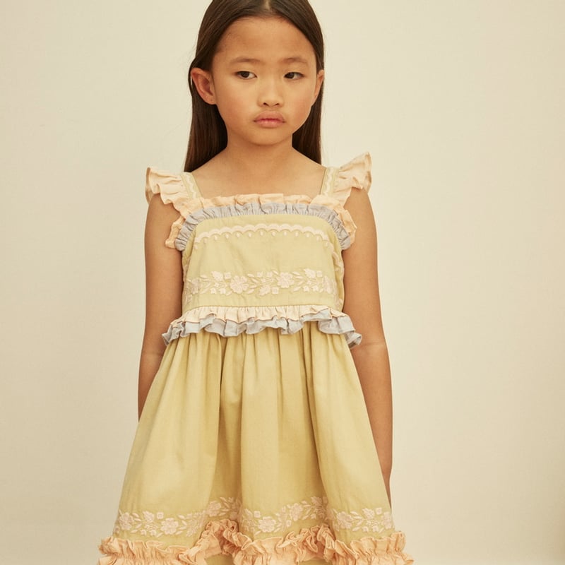 Apolina LUCINDA SUNDRESS - CLOUD | Baby Style LAB