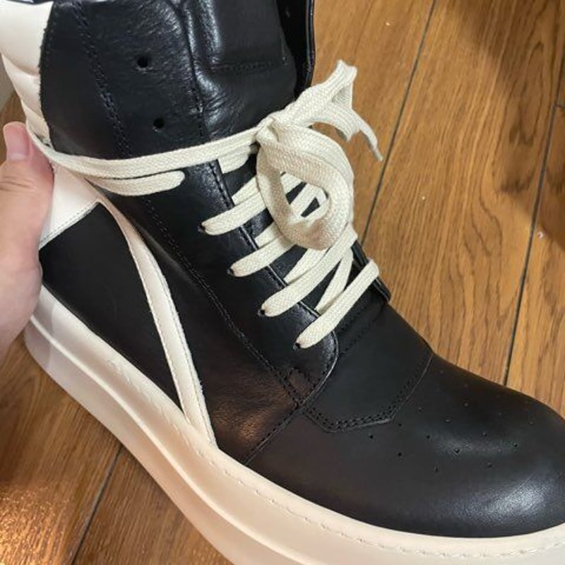 新作 RICK OWENS MEGA BUMPER GEOBASKET SNEAKERS リッ