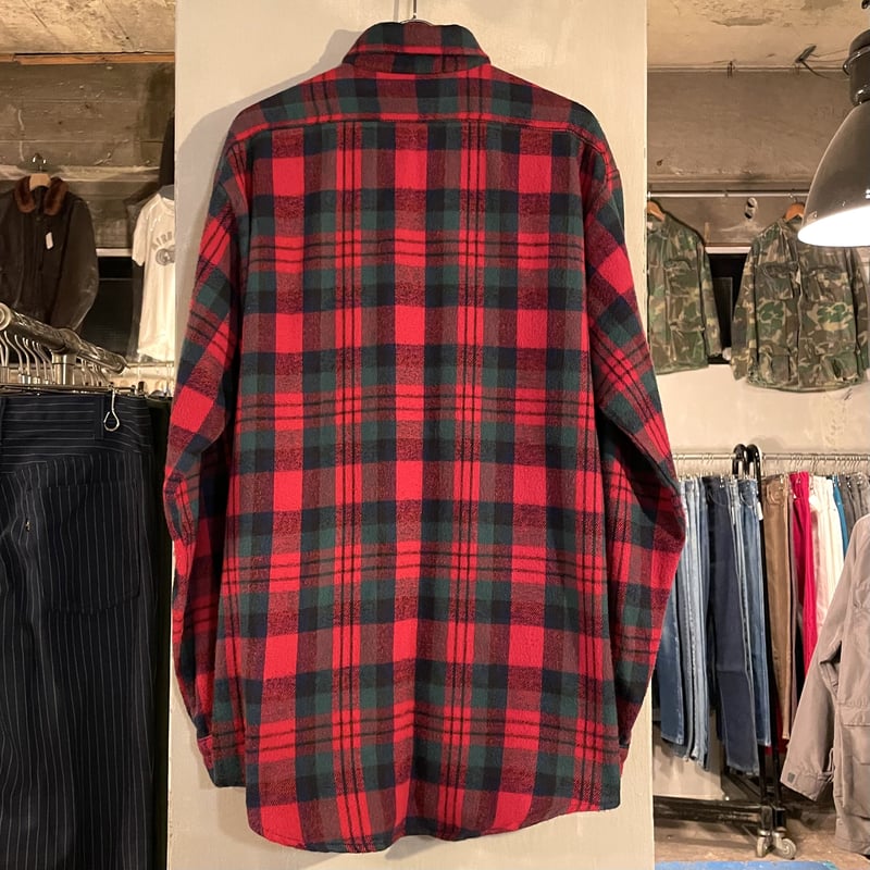 70s FIVE BROTHER ネルシャツ ファイブブラザー USA製 コットンシャツ