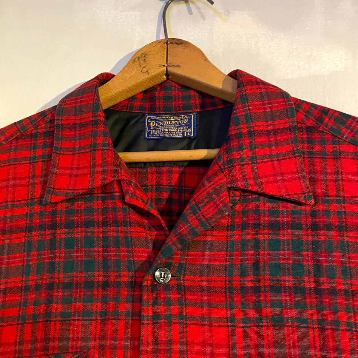 50s～ PENDLETON Vintage Wool Shirt USA製 ウールシャツ ボ