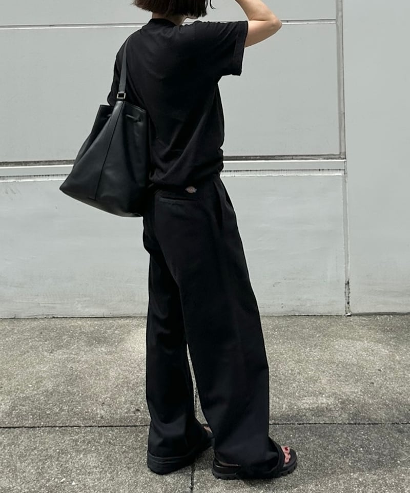 ok.soon×dickies wide chino pants (black) | ok.soon