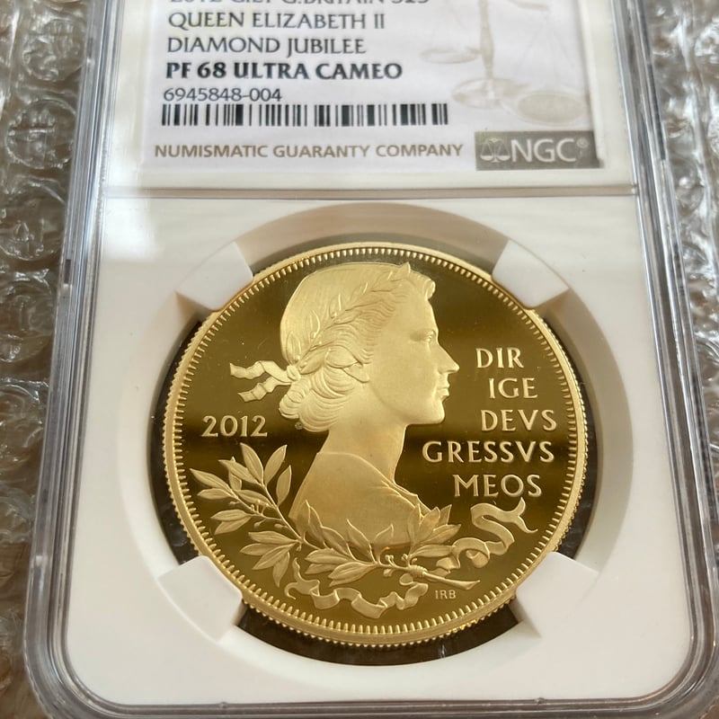 NGC鑑定PF68 ダイヤモンドジュビリー 2012年 エリザベス女王60周年記念