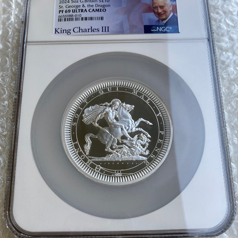 5ozサイズ‼︎ ロイヤルミント ピストルッチ NGC鑑定PF69 2024年 聖