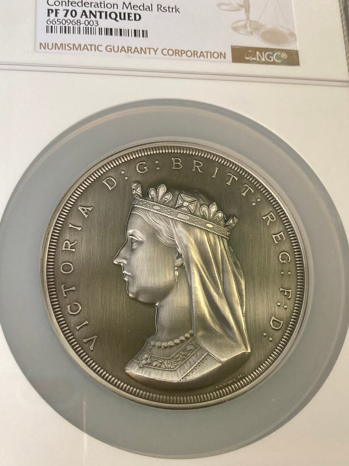 世界で5枚のNGC鑑定PF70】アンティーク版 カナダのウナとライオン