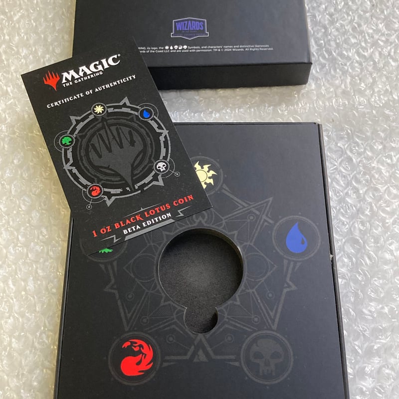 3月中旬発送 【箱ケース有】 MTG公式 ブラックロータス ベータ版