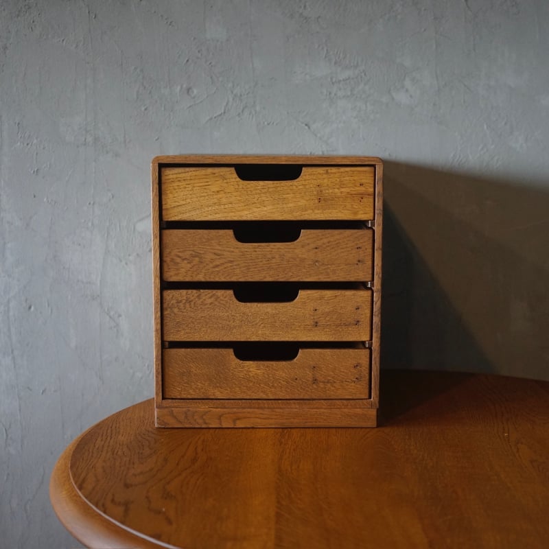 4杯小引き出し 小抽斗 木製 収納 家具 古道具 古家具 アンティーク