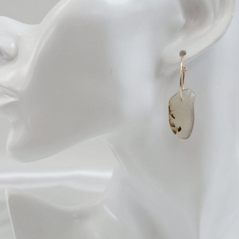 一点物モンタナアゲートピアス() | LAROIS