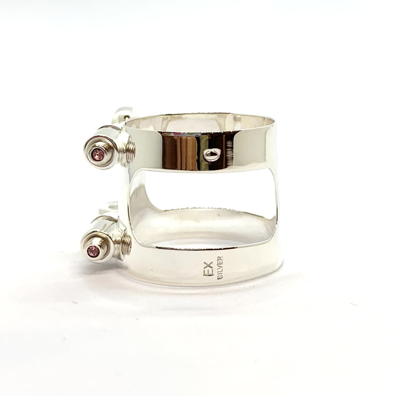 B♭クラリネット リガチャー ブルズアイ ルージュEX シルバー | 国際