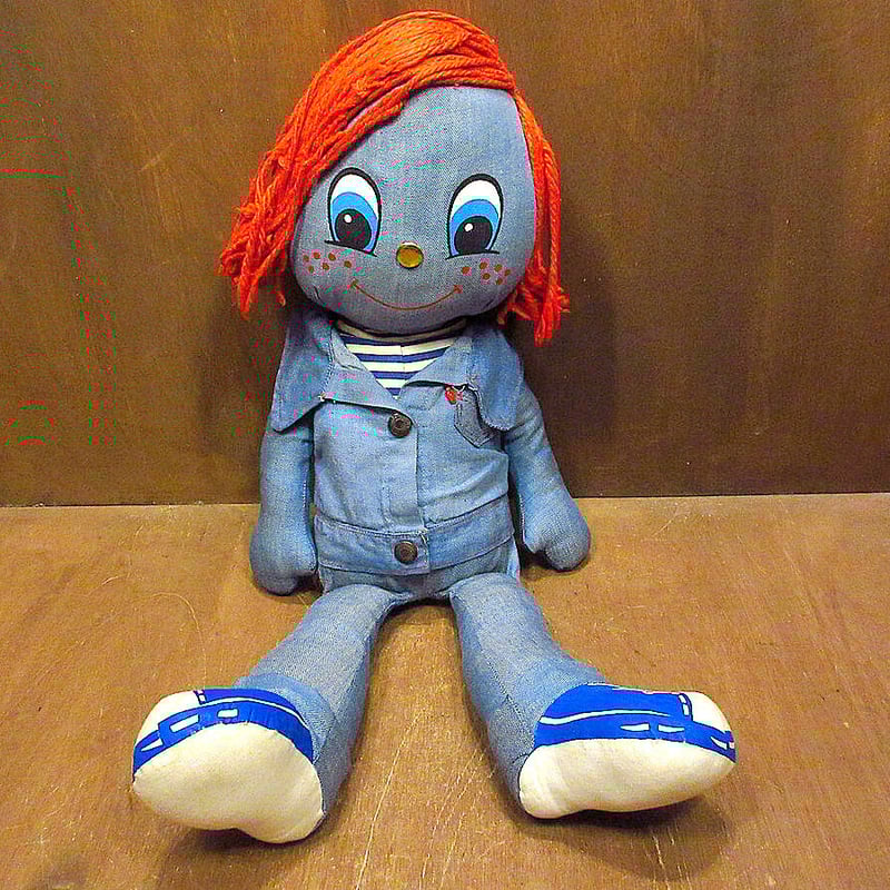 ビンテージ70's○Levi's Dennim Rag Doll○220414k6-doll