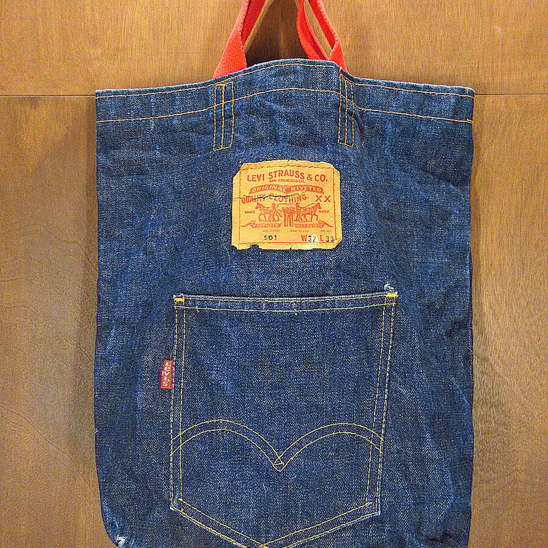 ビンテージ70's○Levi's now! designデニムトートバッグ○220831s8-