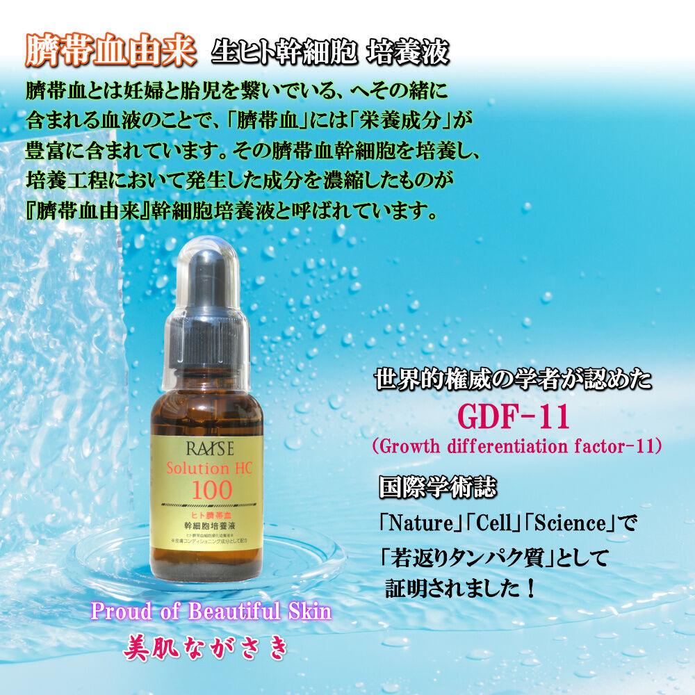 75％OFF！ レイズ ソリューション HC 100 30g 臍帯血由来 美容