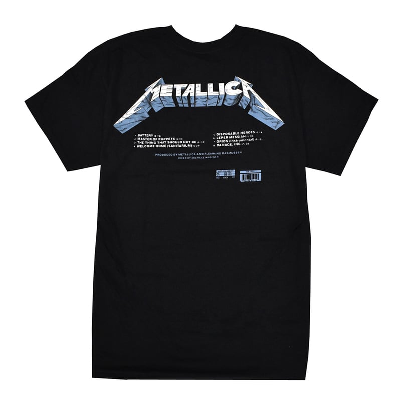 METALLICA メタリカ Tシャツ バンドTシャツ ブラック Master of Pupp
