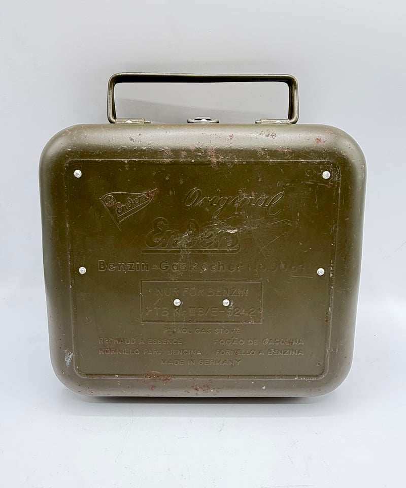 002 『ドイツ軍用‼️ミリタリーストーブ❗️』ENDERS Benzin-Gaskoche