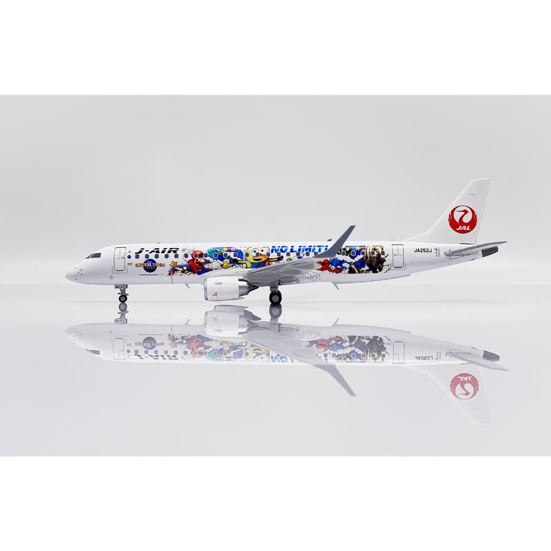 非売品・新商品情報】1/200 E190-100STD J-Air「JAL×ユニバーサル