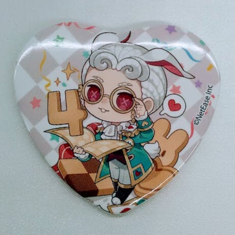 第五人格 コミケ C107 IDV リッパー ハート型 缶バッジ 10個 第五人格