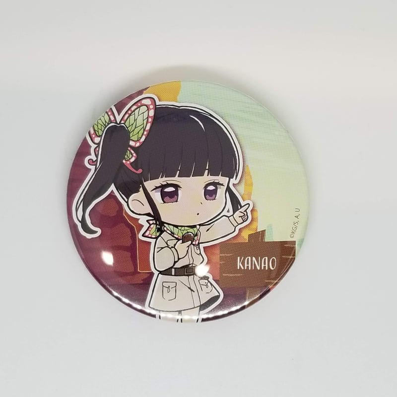 鬼滅の刃 栗花落カナヲ 海外限定 台湾 缶バッジ アニカフェ 鬼滅の刃