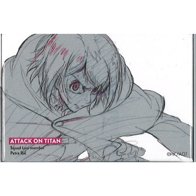 WIT STUDIO スクエア缶バッジコレクション 進撃の巨人 第2弾 ペトラ