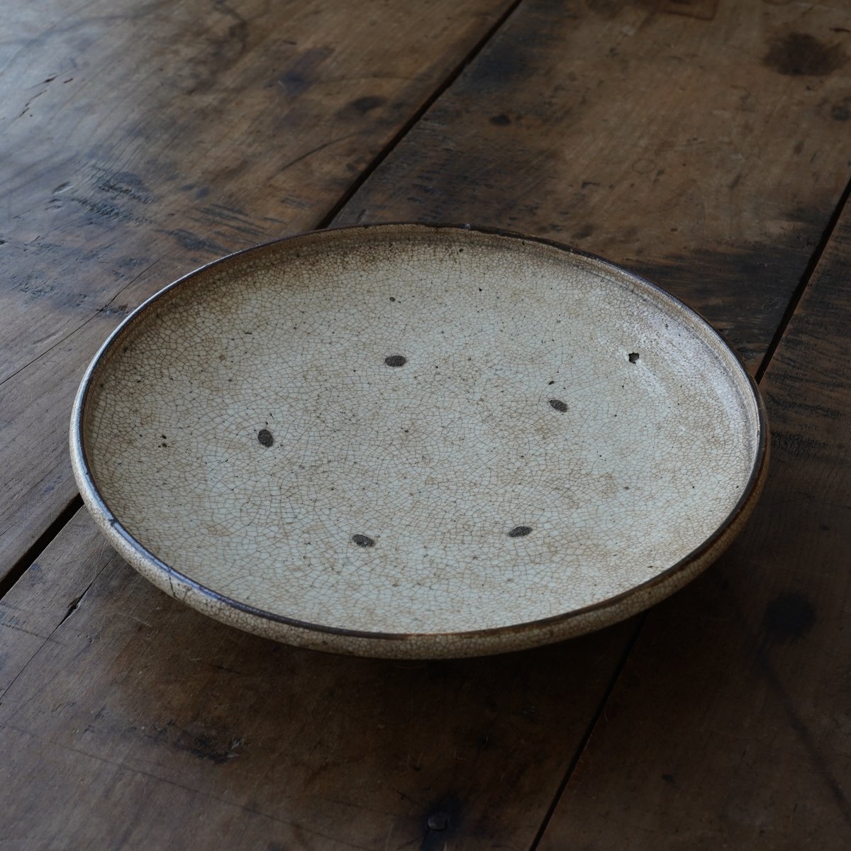 瀬戸鉄絵菊唐草文鉢 / 江戸後期 | tsuchika