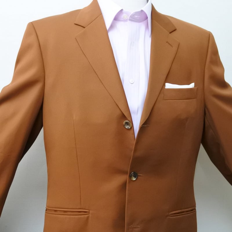 XL195｜Paul Smith 段返り3Bブラウンスーツ(XL) 定価121,000円 ポ