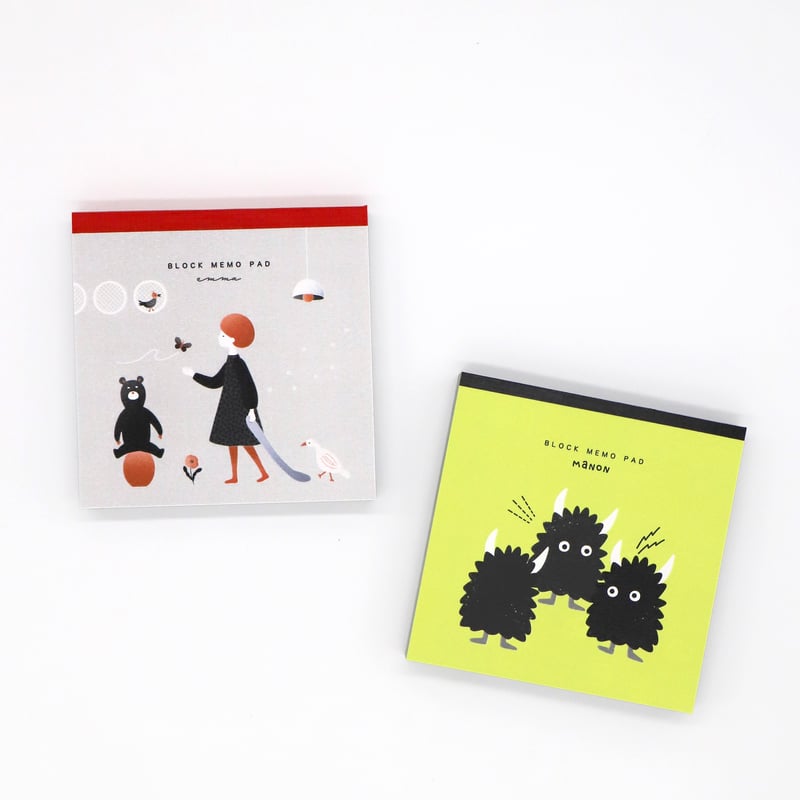 M5スクエア ブロックメモ”「 &S PRODUCTS 」 コラボ商品 【MANON