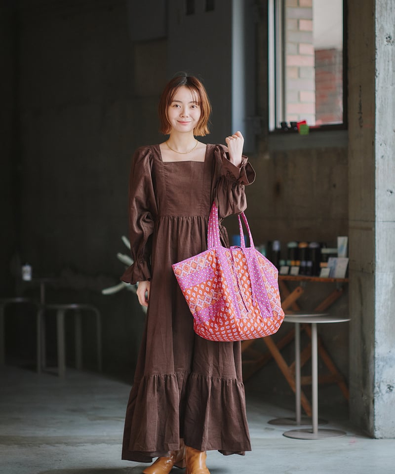 ホリデーワンピース＋袖(別売)セット<大人>型紙 | maiando