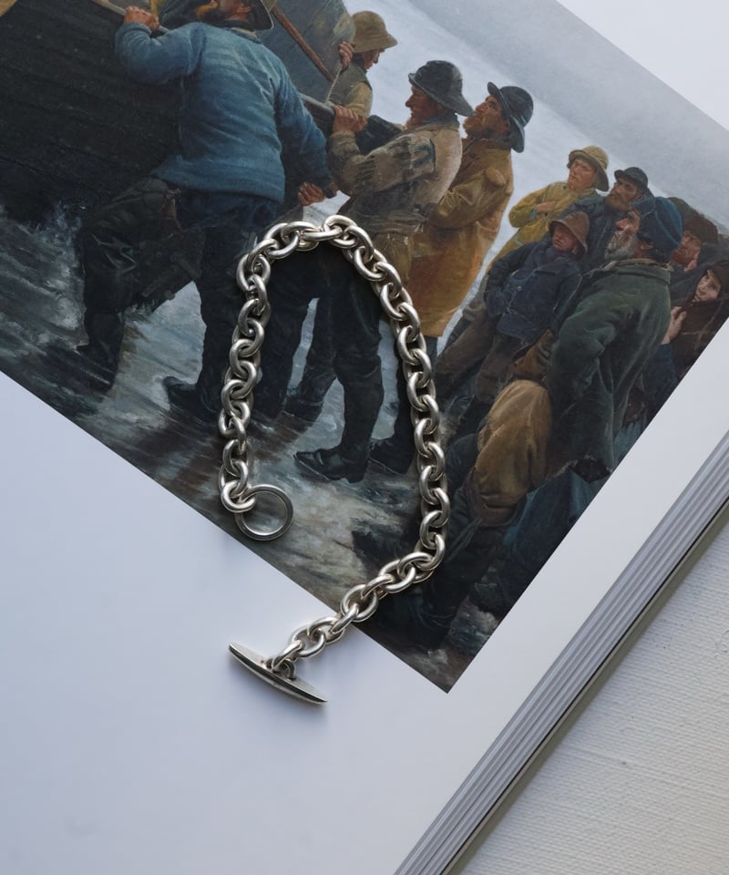 c.1960 Denmark / アンカーチェーンブレスレット / Silver 925 |