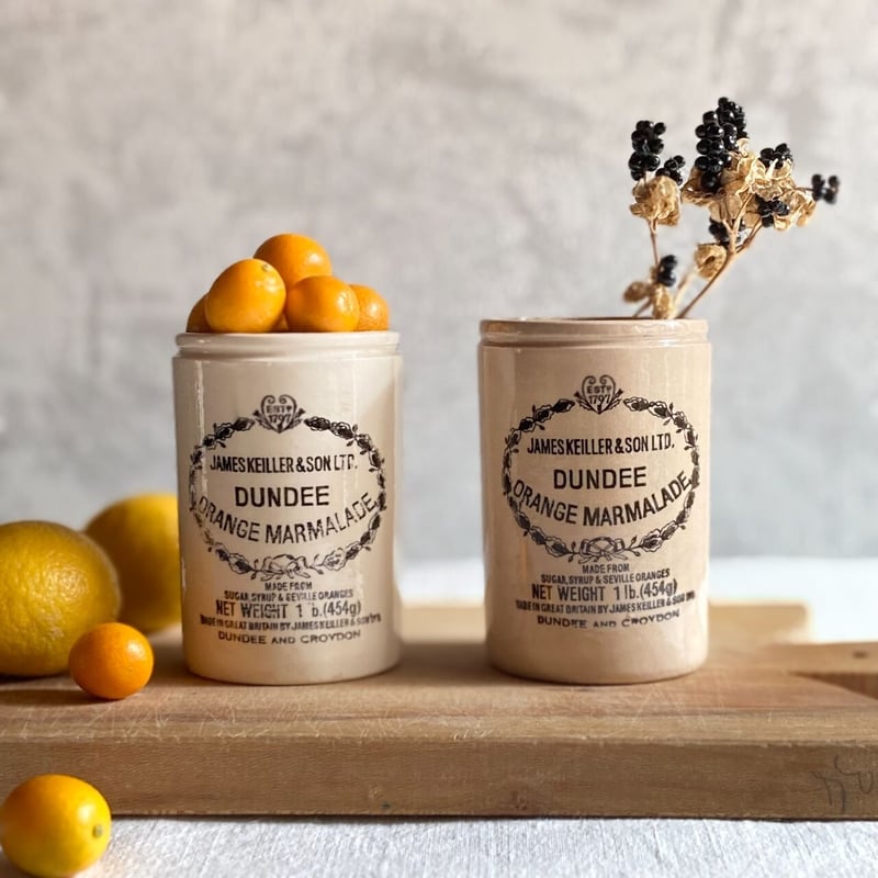 DUNDEEオレンジマーマレードジャー イギリスアンティーク | Reinette