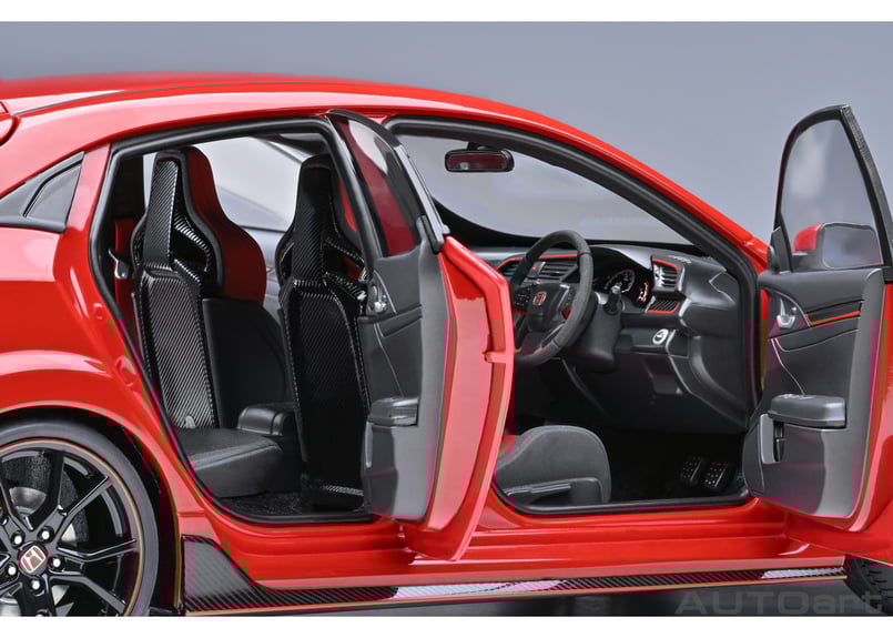 AUTOart 1/18 ホンダ シビック タイプR （FK8） 2021 （フレームレッド